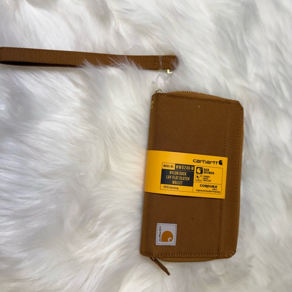 Carhartt Tan Nylon Wristlet Wallet